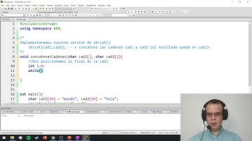 Cadenas en C++ - Implementación de la función strcat()