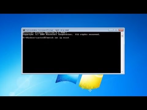 Windows 7 Reset TCP/IP and Winsock [Tutorial]