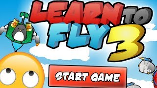 THE ONLY PENGUIN THAT CAN FLY!? - LEARN TO FLY 3! - Flash Player Games