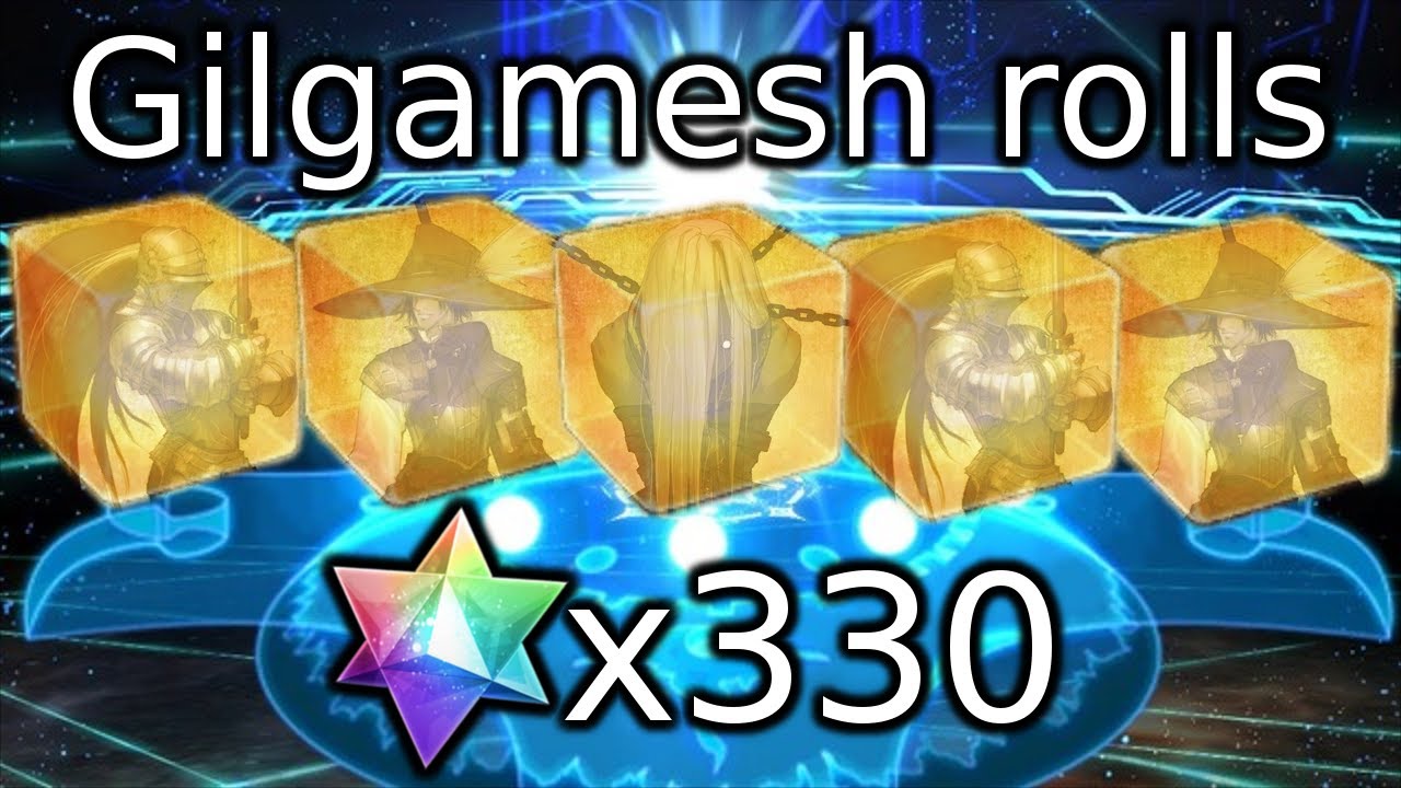 FGO: The Rare Prism Rate-up (Gilgamesh rolls) 