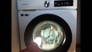 Samsung Bespoke AI WW11BB704DGW - Synthetics 40° AI optimised wash - Full Cycle