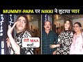 Nikki Tamboli&#39;s Sweet Gesture For Her Parents | Dinner Time With Family