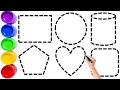 Shapes for Kids | Fun Learning Animation with Music | Preschool &amp; Toddler Video EP.136