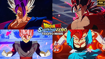 SUBSCRIBER REQUEST! Dragon Ball Sparking! Zero Best Mods Skins/Costume - Vegito  [ 4K ]