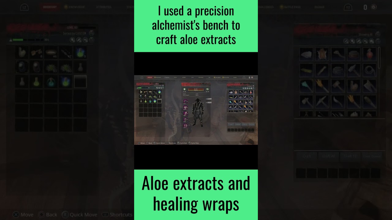 Tutorial for Aloe Extracts and Healing Wraps 