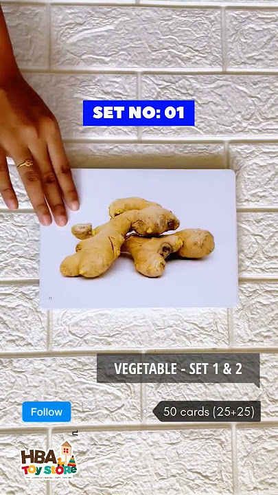 RBE Flash Cards - Vegetables🎴📄@hba_toy_store #rbeflashcard #flashcards #flashcard #activityideas