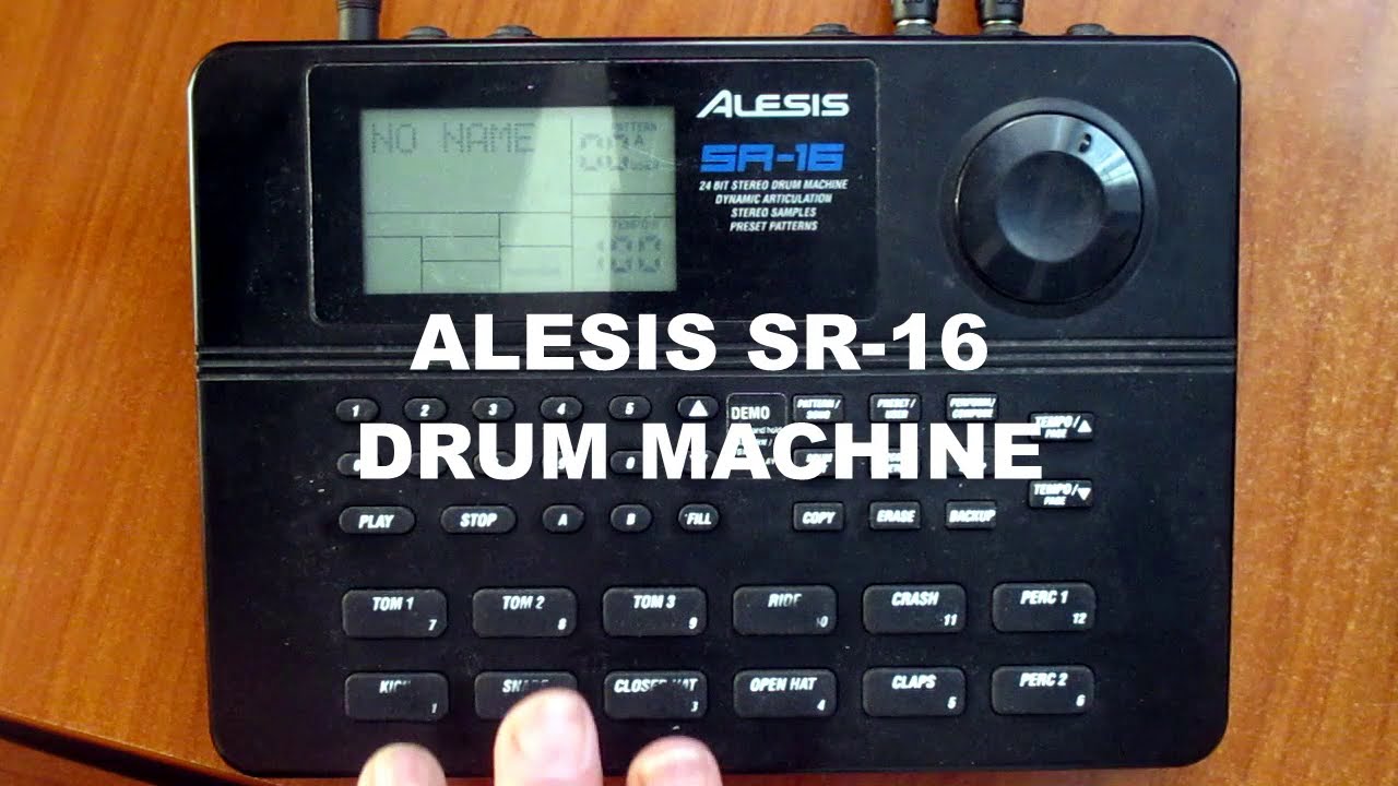 Alesis SR16 　ドラムマシン Alesis SR-16 Portable Electronic Drum Machine | Sweetwater