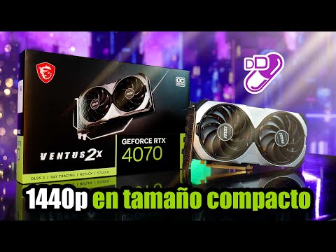 La RTX4070 que ya cabe en armados MINI ITX! MSi Ventus 2x una opción de 2 ventiladores- DrogaDigital