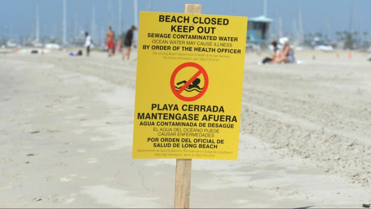 Toxic Spill Closes 5 Miles of Beaches in California - YouTube