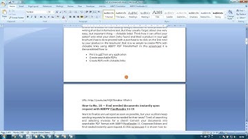 How-to No. 22 — Create bookmarks in PDF documents with ABBYY PDF Transformer.