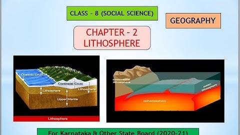 Lithosphere (Part-1), Chapter-2 | Class-8 Geography | Karnataka Board