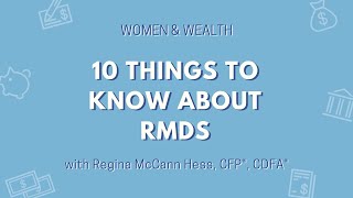 10 Things to Know About RMDs | Women & Wealth by Forge Wealth Management 10 views 1 month ago 11 minutes, 46 seconds