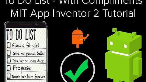 To Do List w/Completion - MIT App Inventor 2