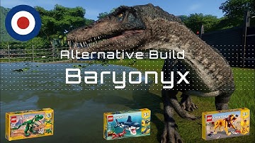 Baryonyx alternative build from LEGO Creator 31058、31088、31112