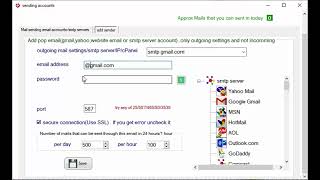 How to send bulk emails free | Free email sender | Free email software | Gmail App Password screenshot 5