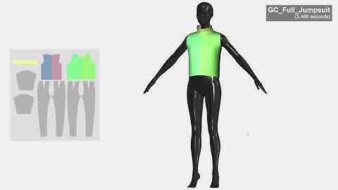 Automatic Digital Garment Initialization from Sewing Patterns (supplementary video)
