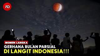 ? Video Detik Detik Fenomena Gerhana Bulan Parsial 29 Oktober 2023 Terekam Kamera Warga