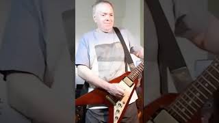 Cheap guitar. Dual amp.