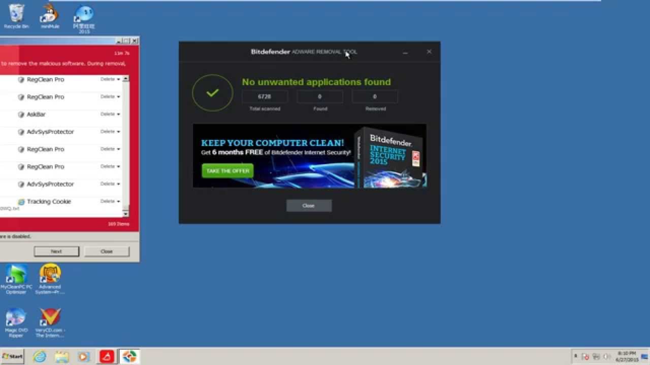 bitdefender adware removal tool review english