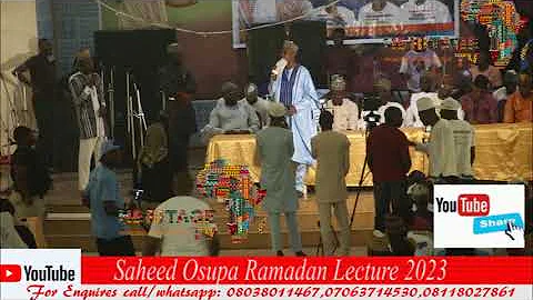 Osupa saheed and pasuma fight  settle,  islam cleric tells the secret