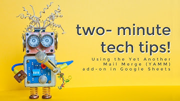 Yet Another Mail Merge Demo