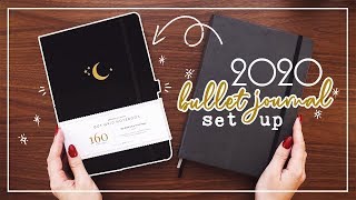 My 2020 Bullet Journal Set Up! (Art Deco Inspired)