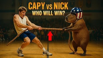 Capybara Faced Nick in the Tug of War — But Karma Turned the Game Around 💥💪