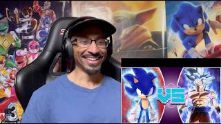 ULTRA SONIC vs ULTRA INSTINCT GOKU! | (Sonic vs Goku Animation) | REWIND RUMBLE REACTION #dbz