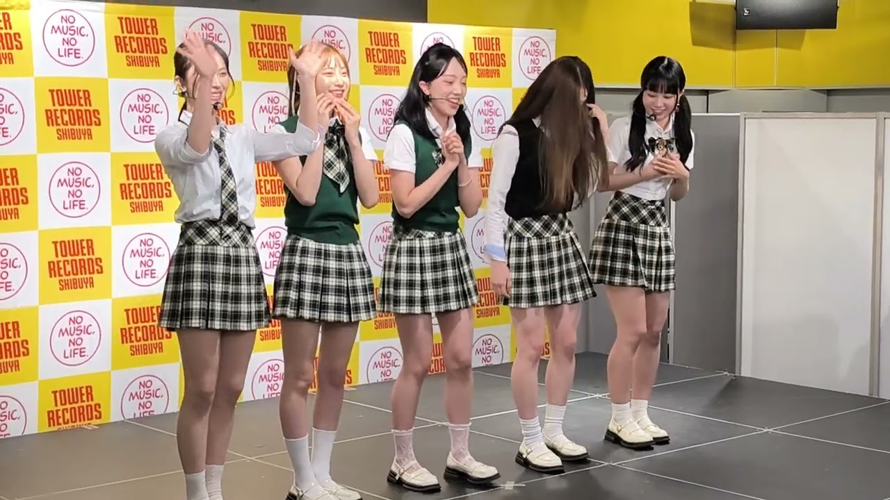 UNICODE 20240629 タワーレコード渋谷店5Fイベントスペース 日本デビューシングル「HELLO WORLD」発売記念イベント ミニライブ 