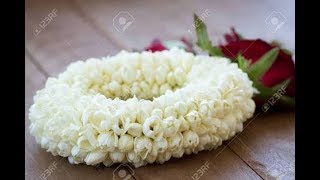 how to string jasmine garland