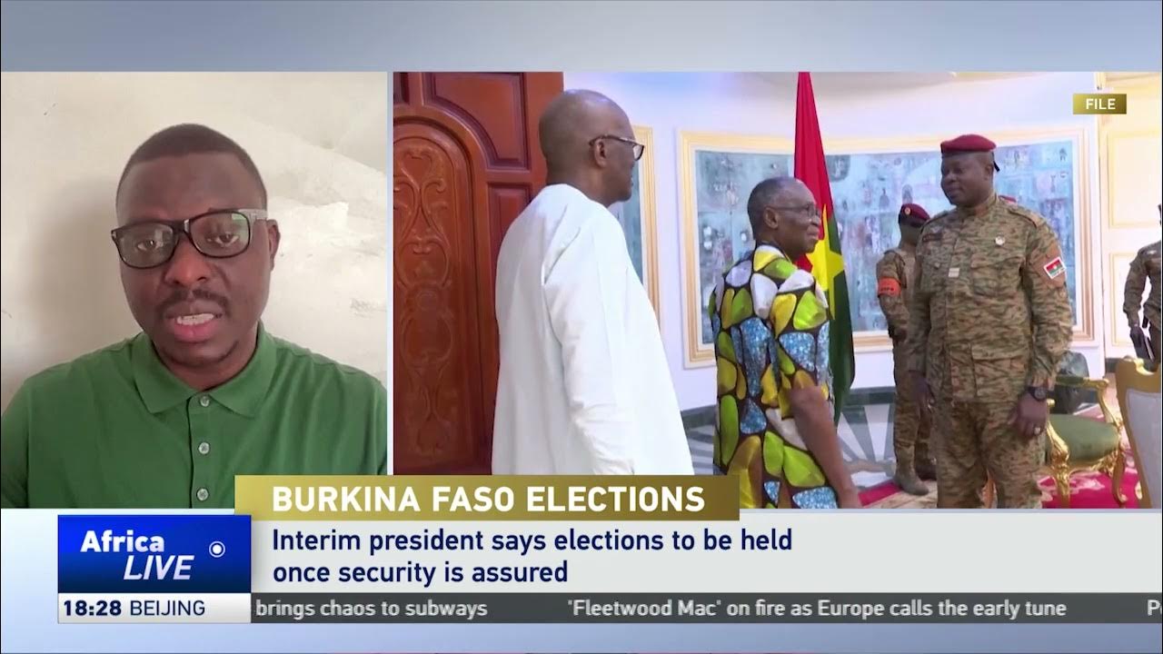 Burkina Faso’s interim president says elections to be held once security is assured