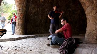 Alex Osés Hang And Flavio Lopez Violin At Parc Güell, Barcelona Hd