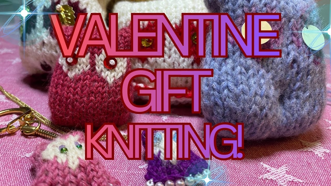Valentine Gift Knitting Mini Monster Jewellery