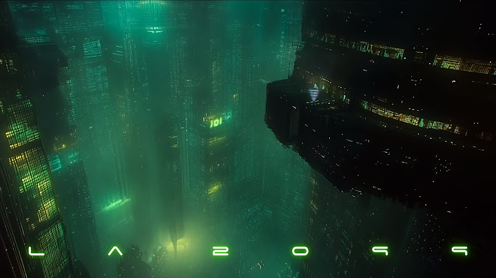 LA 2099: Blade Runner Ambience | Pure Cyberpunk Ambient Music & Rain for Deep Focus & Sleep | 4K