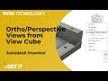 #21 Ortho / Perspective View | Autodesk Inventor