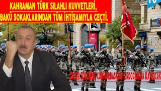 10 Aralık Baküdeki Kutlamalarda Yeni Görüntüler Türk Ordusu Da Karabağda Olsun Mesajı
