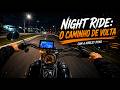 Harley Dyna FXDC: O Trajeto Completo de Volta para Casa à Noite