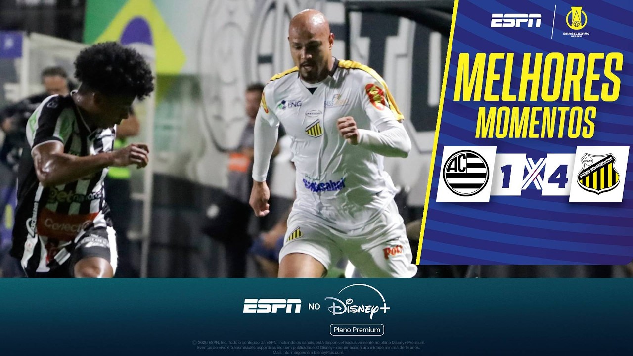 NOVORIZONTINO GOLEIA O ATHLETIC COM GOLAÇO E TIKI-TAKA PERFEITO NA SÉRIE B | MELHORES MOMENTOS