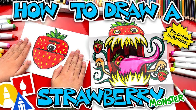 ❤️💛💙 Learn how to draw a funny summer - Art for Kids Hub