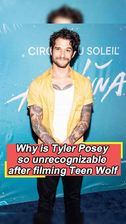 Why is Tyler Posey so unrecognizable after filming Teen Wolf The reason is .#TylerPosey #TeenWolf
