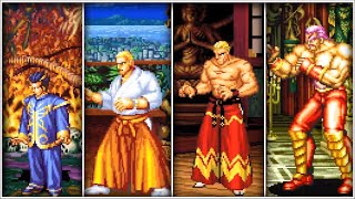 Fatal Fury 1,2,3, All Final Bosses