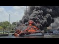 boat fire in dania beach florida part 4