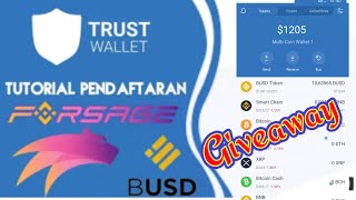 Cara Daftar Forsage BUSD di Aplikasi Truswallet screenshot 3