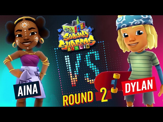 Subway Surfers on X: It's Round 2, and we are still surfing along in Berlin!  🏄 In this Round of Versus, Alex and Adam are going head to head with Aina  and