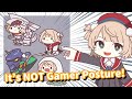 Shigure Ui Defends Herself Over Her Gamer Posture【ENG subs】