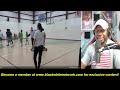 Black Thug basketball player BODY SLAMS smaller White kid in game causing SEVERE KNEE INJURY!