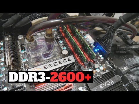 EVGA P55 Classified Overclocks DDR3 Memory to 2600MHz+ CL8-11-7-22 1T