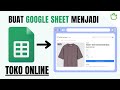 Membuat Google Sheet menjadi Website Toko Online dengan Store.link