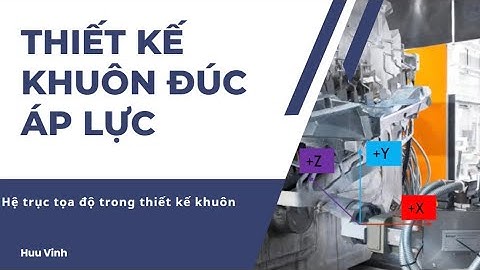 Thiết kế khuôn đúc áp lực nhôm/Hệ trục toạ tộ chuẩn trong thiết kế khuôn