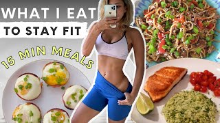 What I eat in a day // 15 min meals - QUICK & EASY